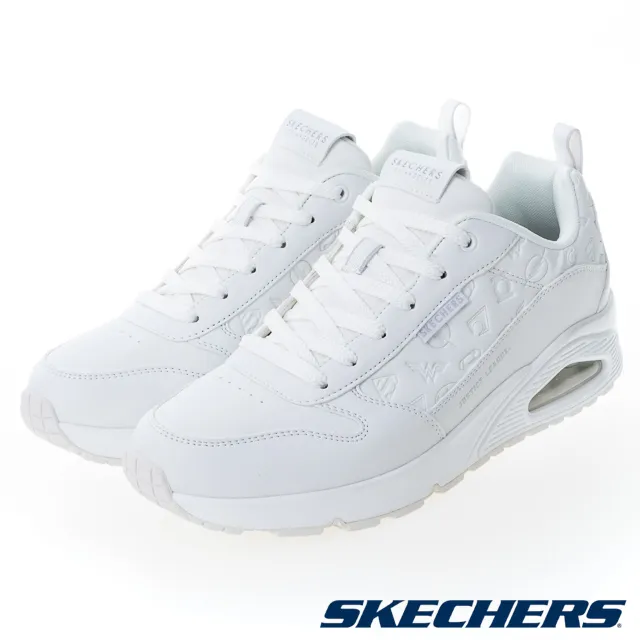 Skechers UNO DC [802012WHT] 男 休閒鞋 運動 復古 氣墊 緩震 聯名款 舒適 全白 歷史價格詳細信息