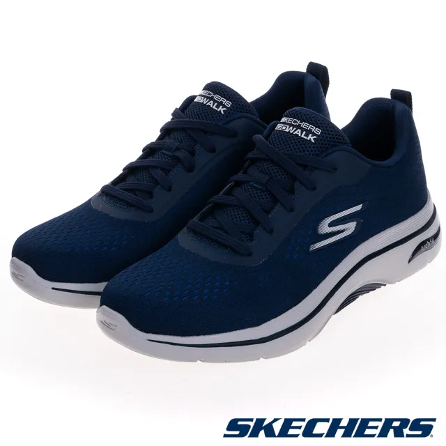 Skechers Go Walk Arch Fit 2.0 [216518NVY] 男 健走鞋 休閒 穩定 支撐 深藍 歷史價格詳細信息