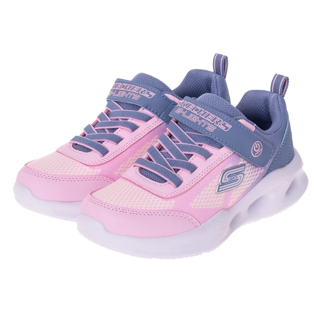 Skechers Sola Glow [303715LLTPK] 中大童 女童 休閒鞋 燈鞋 緩震 透氣 舒適 穿搭 粉 歷史價格詳細信息