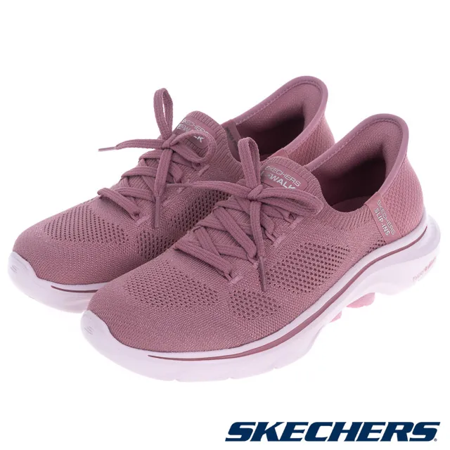 Skechers Go Walk 7 [125213MVE] 女 健走鞋 休閒 步行 懶人鞋 瞬穿舒適科技 透氣 粉 歷史價格詳細信息