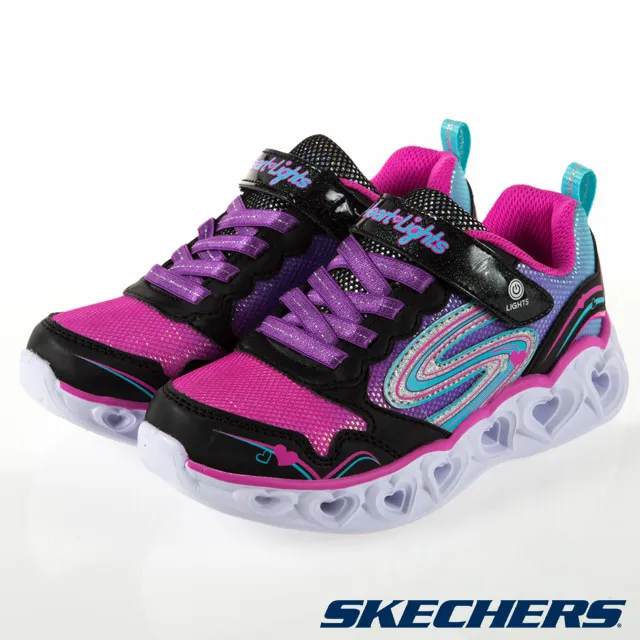 【SKECHERS】女童系列 HEART LIGHTS 童 慢跑鞋 紫-302308LNVMT 歷史價格詳細信息