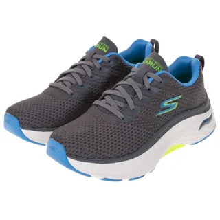 Skechers 慢跑鞋 Max Cushioning Arch Fit 女鞋 黑藍 記憶鞋墊 12128308WBLK 歷史價格詳細信息