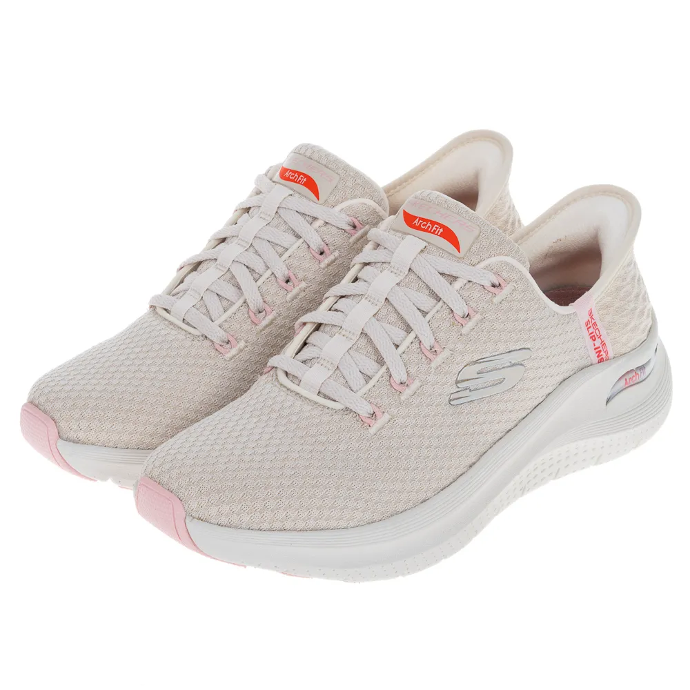 Skechers Arch Fit 2.0 [150322NTMT] 女 慢跑鞋 運動鞋 瞬穿 舒適 支撐 緩衝 米 粉 歷史價格詳細信息