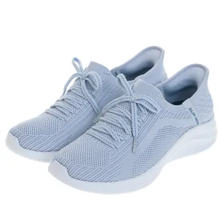 Skechers Ultra Flex 3.0 [149711LTBL] 女 健走鞋 步行 休閒 套入式 瞬穿科技 灰 歷史價格詳細信息