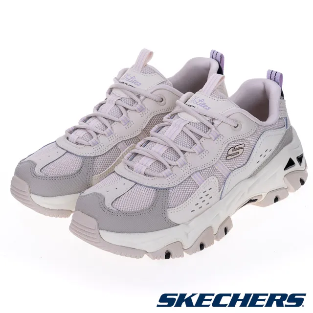 Skechers D'lites Hiker [180128NTMT] 女 休閒鞋 老爹鞋 緩衝 輕量 舒適 米白 灰 歷史價格詳細信息