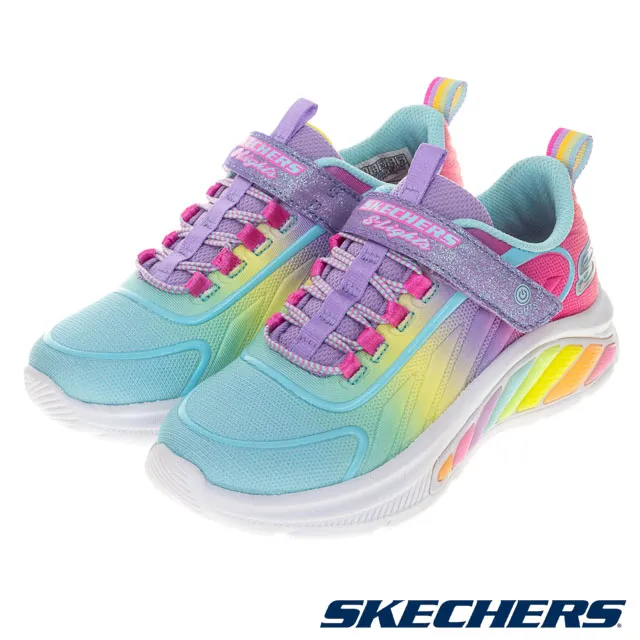 【SKECHERS】女童鞋系列 燈鞋 RAINBOW RACER(302300LPKMT) 歷史價格詳細信息