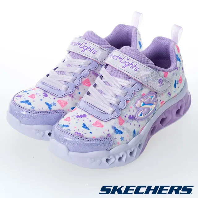 SKECHERS 童鞋 女童系列 燈鞋 FLUTTER HEART LIGHTS - 303252LBKMT 歷史價格詳細信息