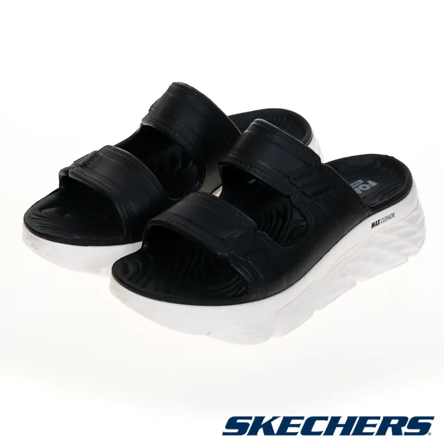 Skechers 拖鞋 Max Cushioning Sandal 男鞋 灰綠 運動拖鞋【ACS】 229017CCLM 歷史價格詳細信息