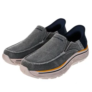 SKECHERS 男鞋 休閒鞋 休閒系列 瞬穿舒適科技 RESPECTED - 204809BLK 歷史價格詳細信息