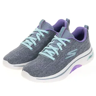 Skechers Go Walk Arch Fit 2.0 [125319GYLV] 女 健走鞋 瞬穿舒適科技 灰紫 歷史價格詳細信息