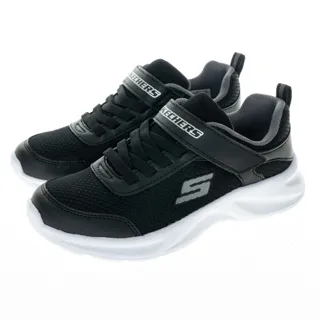 Skechers Dynamatic [405110LBLK] 中大童 男童 休閒鞋 運動 魔鬼氈 舒適 緩震 百搭 黑 歷史價格詳細信息