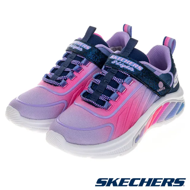 【SKECHERS】女童鞋系列 燈鞋 RAINBOW RACER(302300LPKMT) 歷史價格詳細信息