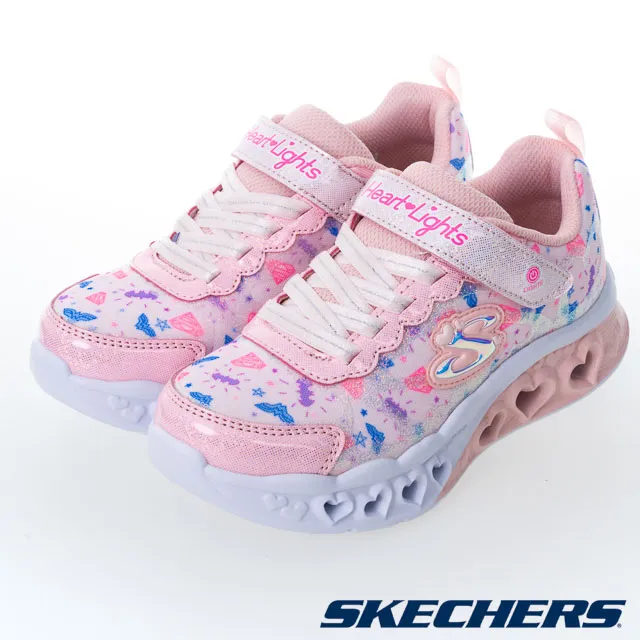 SKECHERS 童鞋 女童系列 燈鞋 FLUTTER HEART LIGHTS - 303252LBKMT 歷史價格詳細信息
