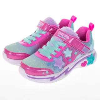 SKECHERS SNUGGLE SNEAKS 魔鬼氈 毛茸茸 運動鞋 中童 銀粉 R8558 (302216LSMLT 歷史價格詳細信息
