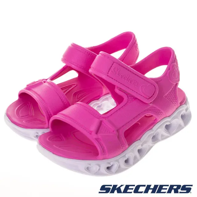 SKECHERS 女童涼拖鞋系列燈鞋 RAINBOW RACER SANDALS - 302975LBLU 歷史價格詳細信息