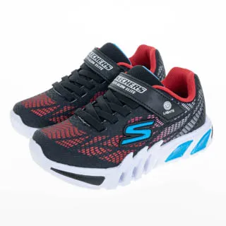 SKECHERS FLEX GLOW 燈鞋 兒童燈鞋 中大童 黑綠 R7223(400135LBBLM) 歷史價格詳細信息