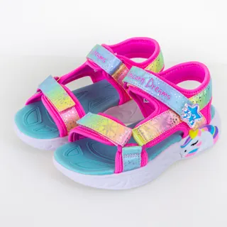 【SKECHERS】女童涼拖鞋系列 愛心閃燈涼鞋 HEART LIGHTS SANDALS(308045LLAV) 歷史價格詳細信息