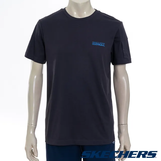 Skechers [L221M009-0018] 男 短袖 上衣 POLO衫 經典 簡約 素面 百搭 舒適 穿搭 黑 歷史價格詳細信息