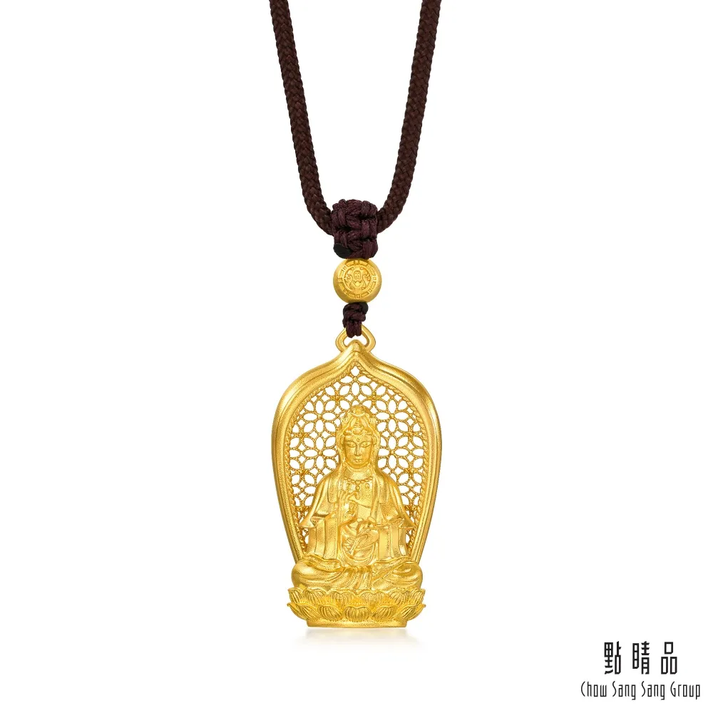 點睛品 水月觀音 和田玉黃金項鍊 歷史價格詳細信息