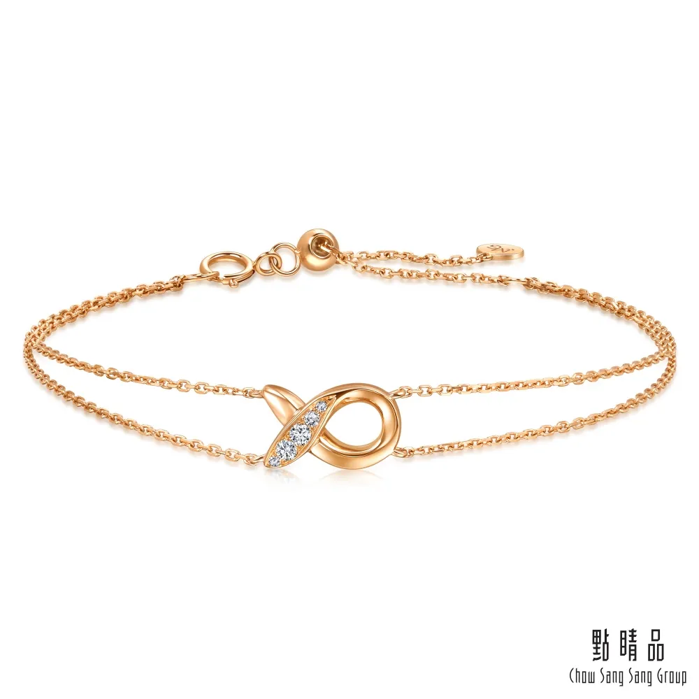 點睛品 比彼心 18K玫瑰金鑽石耳環(一對) 歷史價格詳細信息