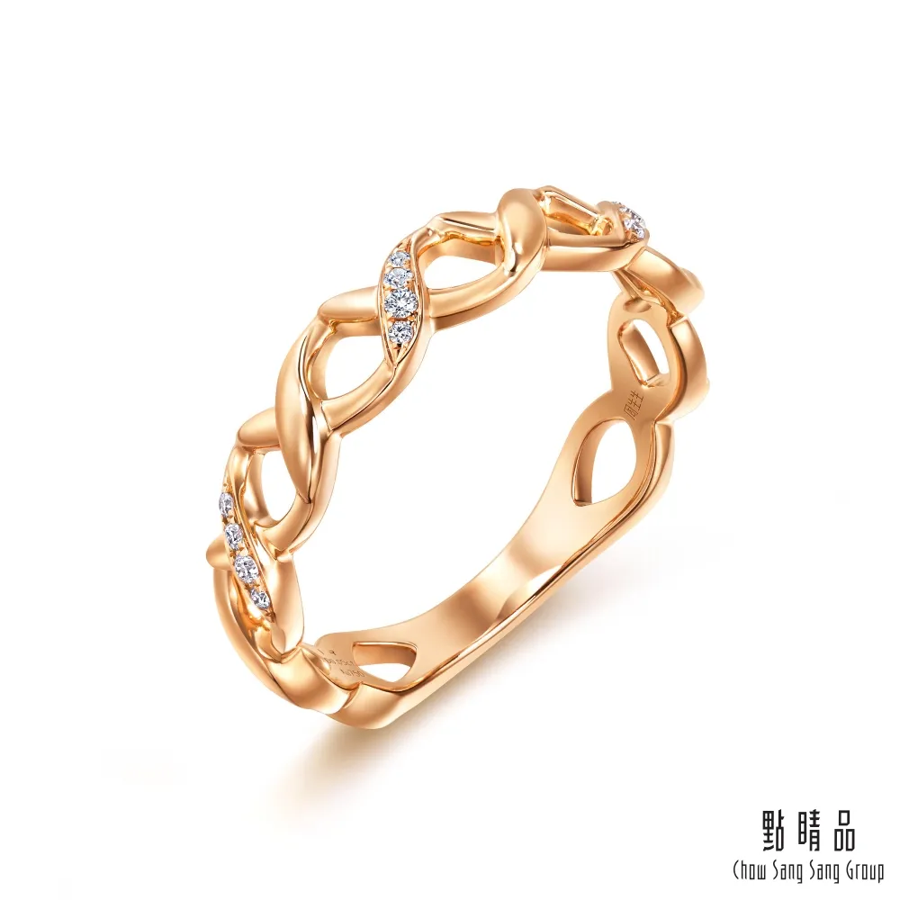 點睛品 比彼心 18K玫瑰金鑽石耳環(一對) 歷史價格詳細信息