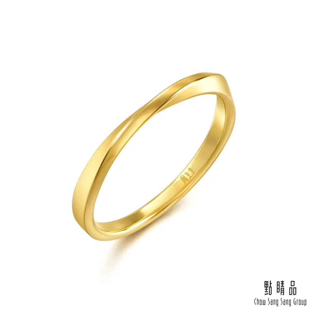 點睛品 莫比烏斯環 黃金戒指_計價黃金(港圍23號) 歷史價格詳細信息