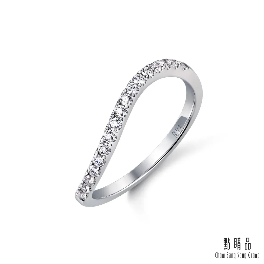 點睛品 Promessa 17分 18K玫瑰金 星宇系列 鑽石戒指/線戒 歷史價格詳細信息