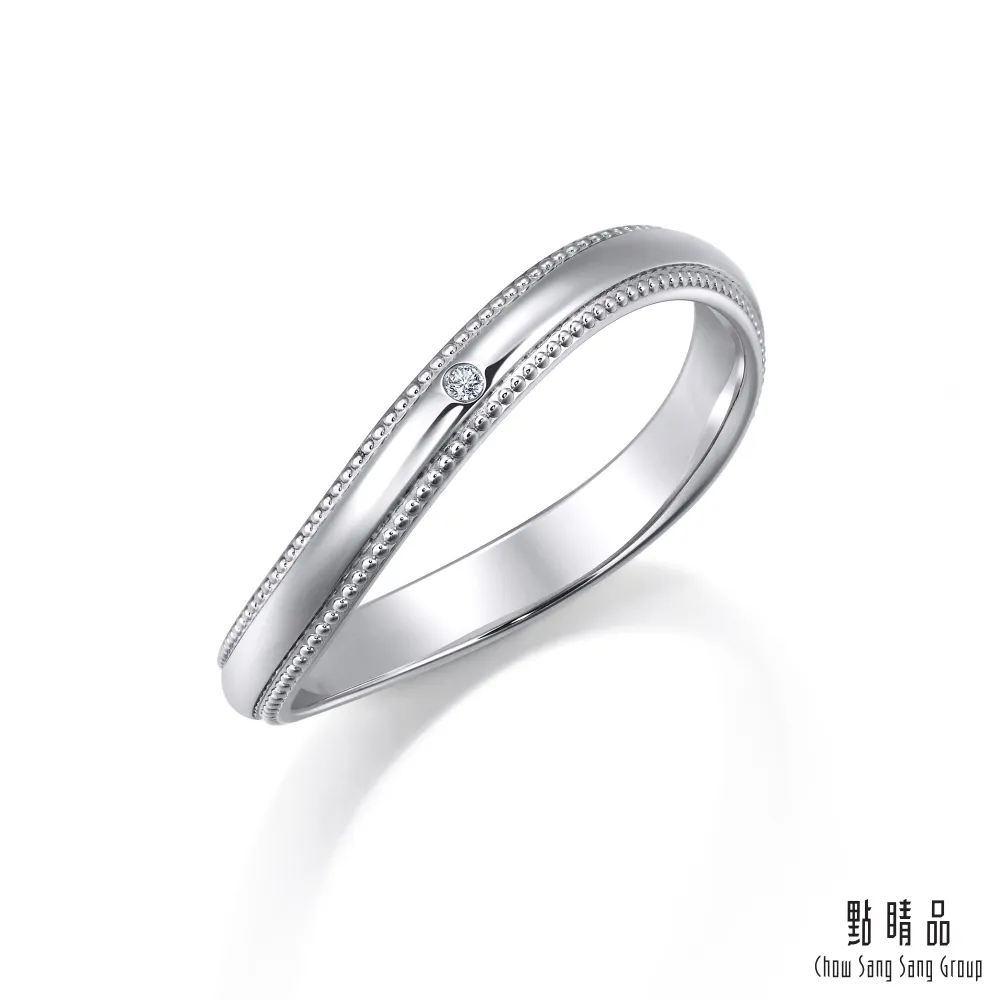 點睛品 Promessa PT950鉑金 小皇冠系列 結婚戒指 / 對戒款(男戒) 歷史價格詳細信息
