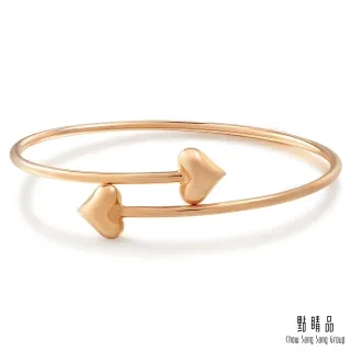 點睛品 Wrist Play 18K玫瑰金愛心開口式手環 價格比較,價格查詢,歷史價格詳細信息
