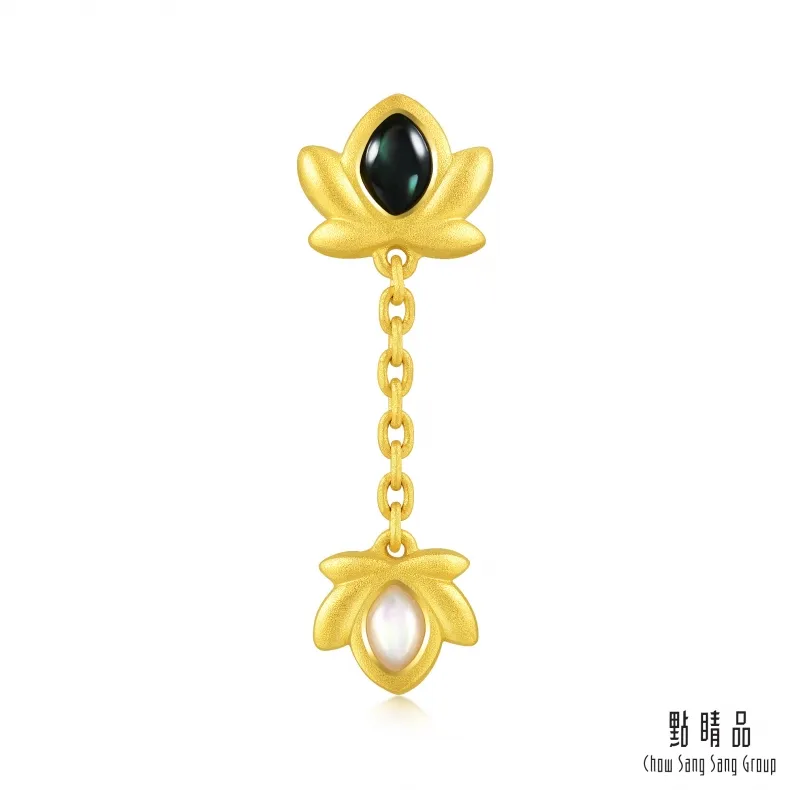 點睛品 蓮花轉運珠 黃金鑽石項鍊 歷史價格詳細信息