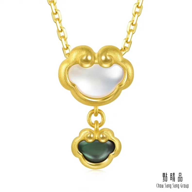 點睛品 足金9999 如意 黃金貝母耳環 歷史價格詳細信息