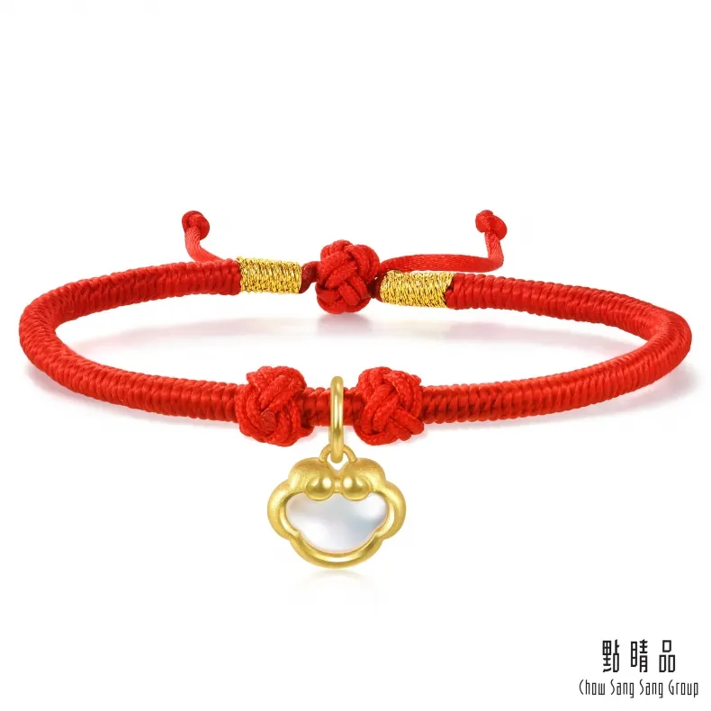 點睛品 足金9999 如意 黃金貝母耳環 歷史價格詳細信息