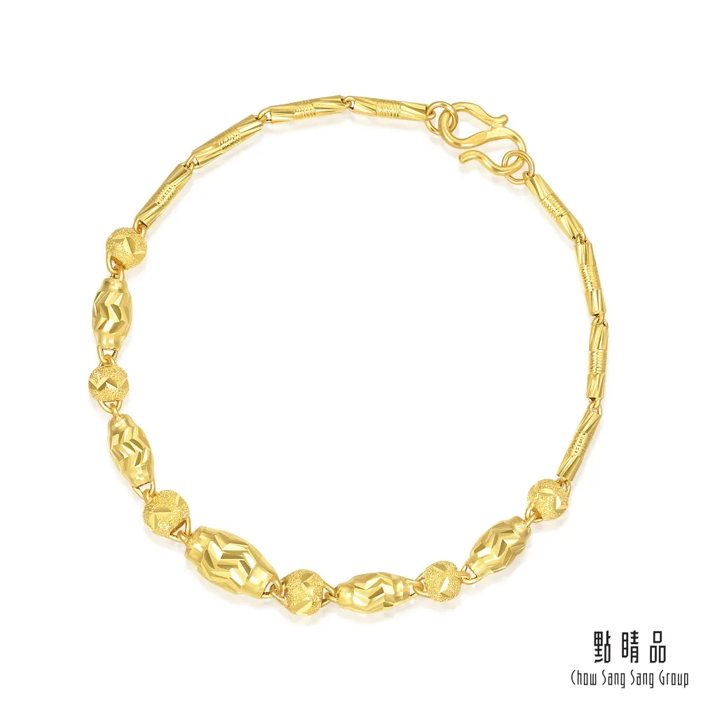 點睛品 時尚蝴蝶結黃金手鍊/手環_計價黃金 歷史價格詳細信息