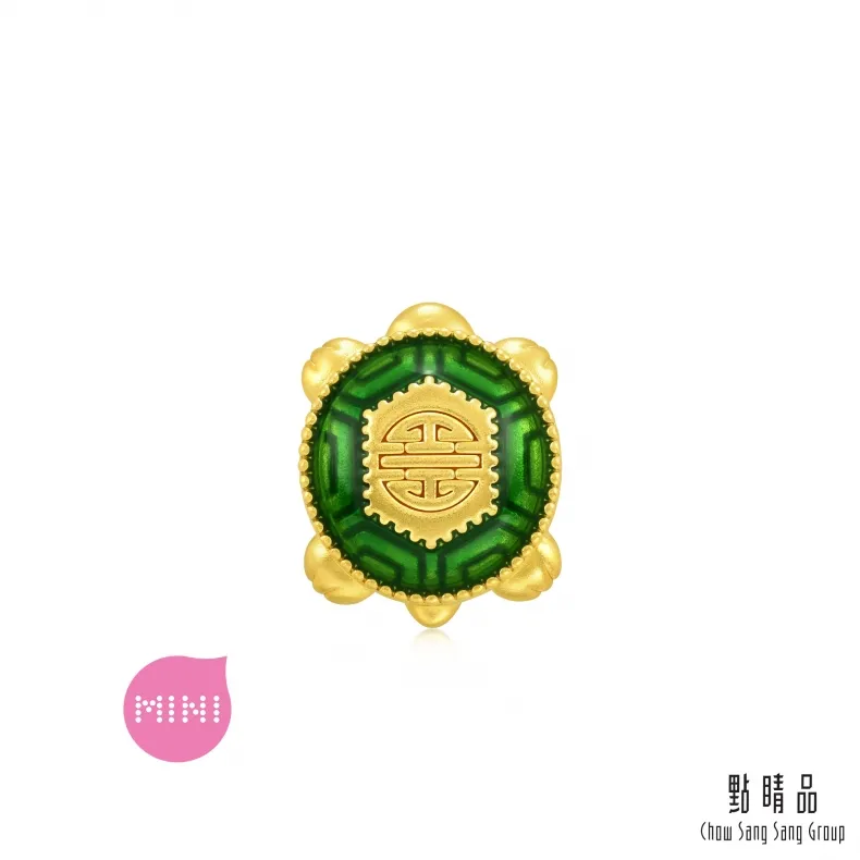 點睛品 999純金 Charme Mini 彩繪蝴蝶蘭 黃金串珠 歷史價格詳細信息