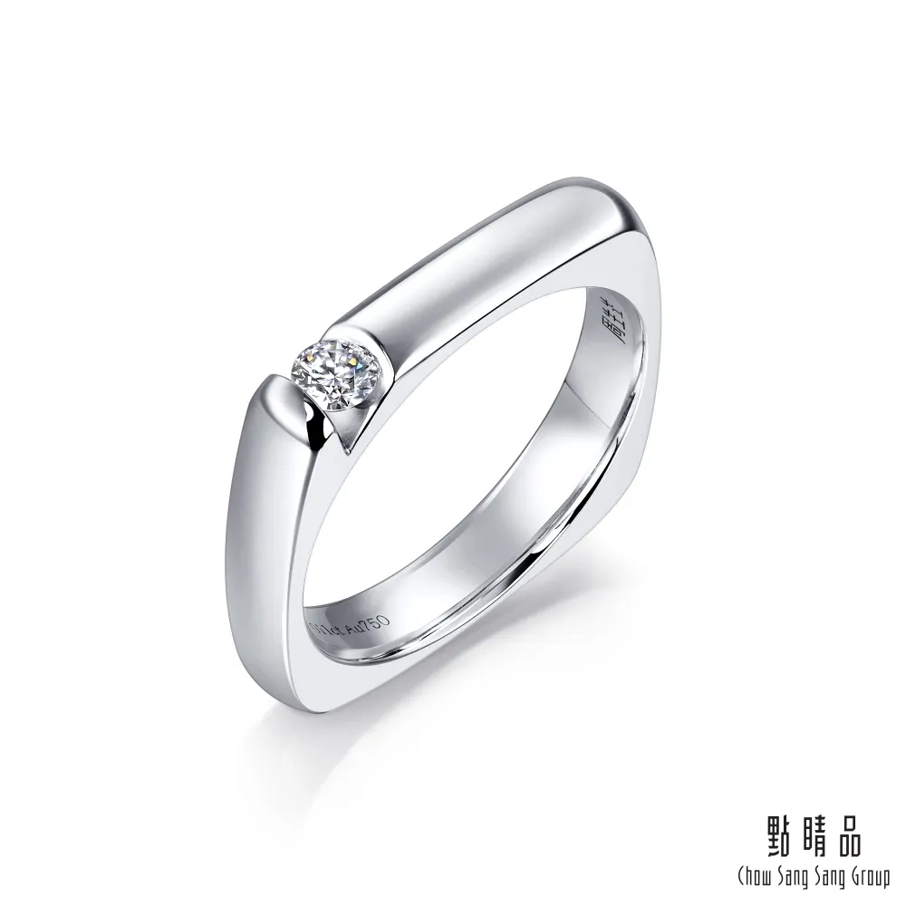 點睛品 PROMESSA 如一系列 18K金鑽石戒指(女戒) 歷史價格詳細信息