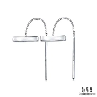 點睛品 Ear Play 鉑金水滴線條耳環(單只) 歷史價格詳細信息