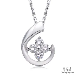 點睛品 16分 弦月花 18K金鑽石吊墜 價格比較,價格查詢,歷史價格詳細信息