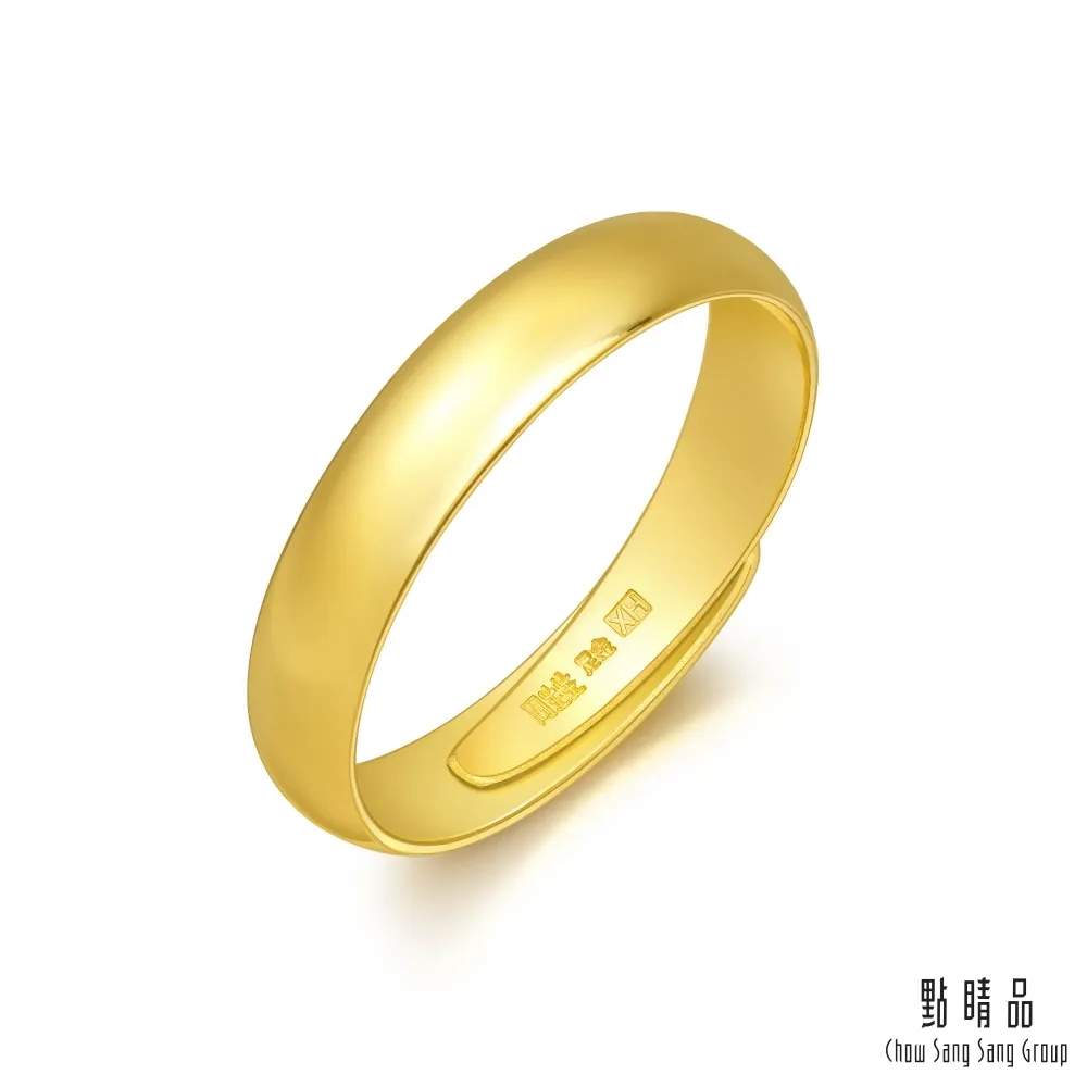 點睛品 極簡素雅 婚嫁黃金婚戒(男款)-計價黃金 歷史價格詳細信息