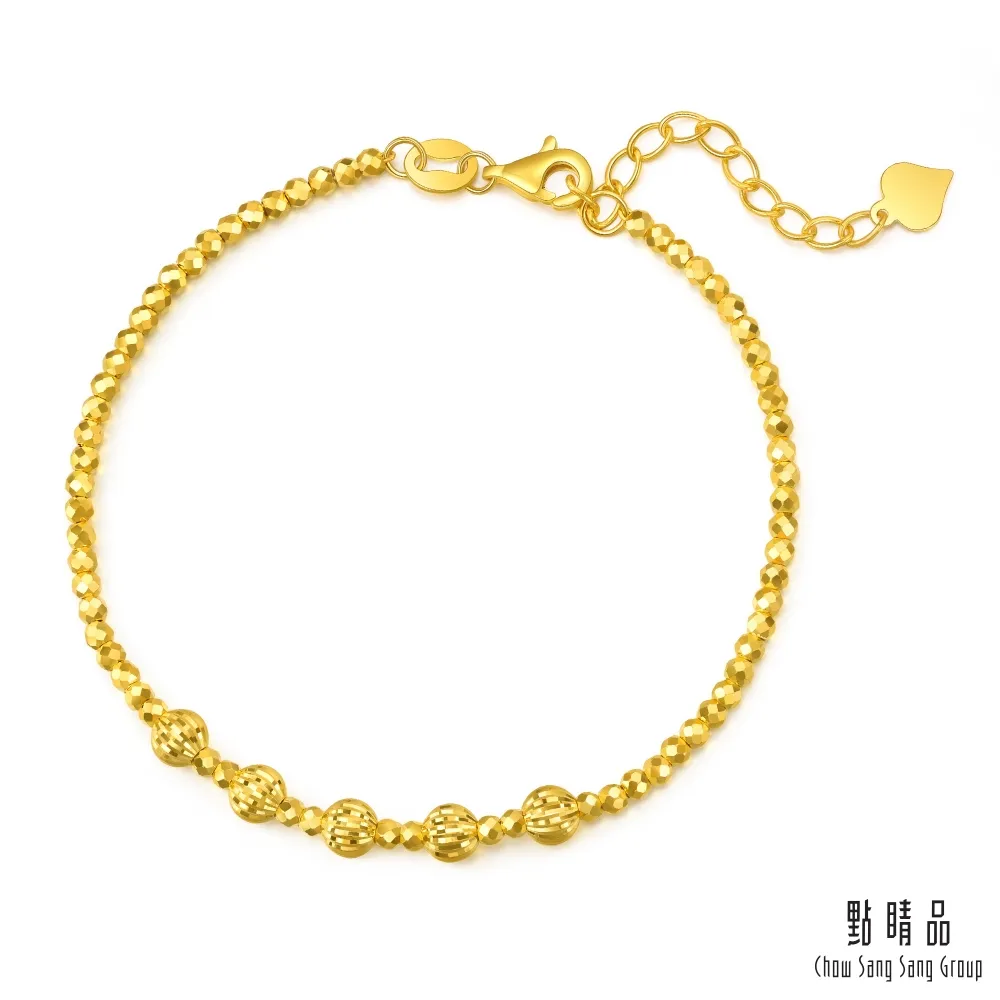 點睛品 圓珠葫蘆 黃金手鍊_計價黃金 歷史價格詳細信息