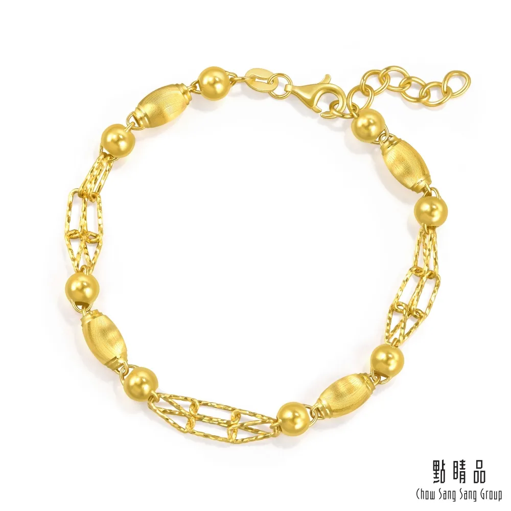 點睛品 圓珠葫蘆 黃金手鍊_計價黃金 歷史價格詳細信息