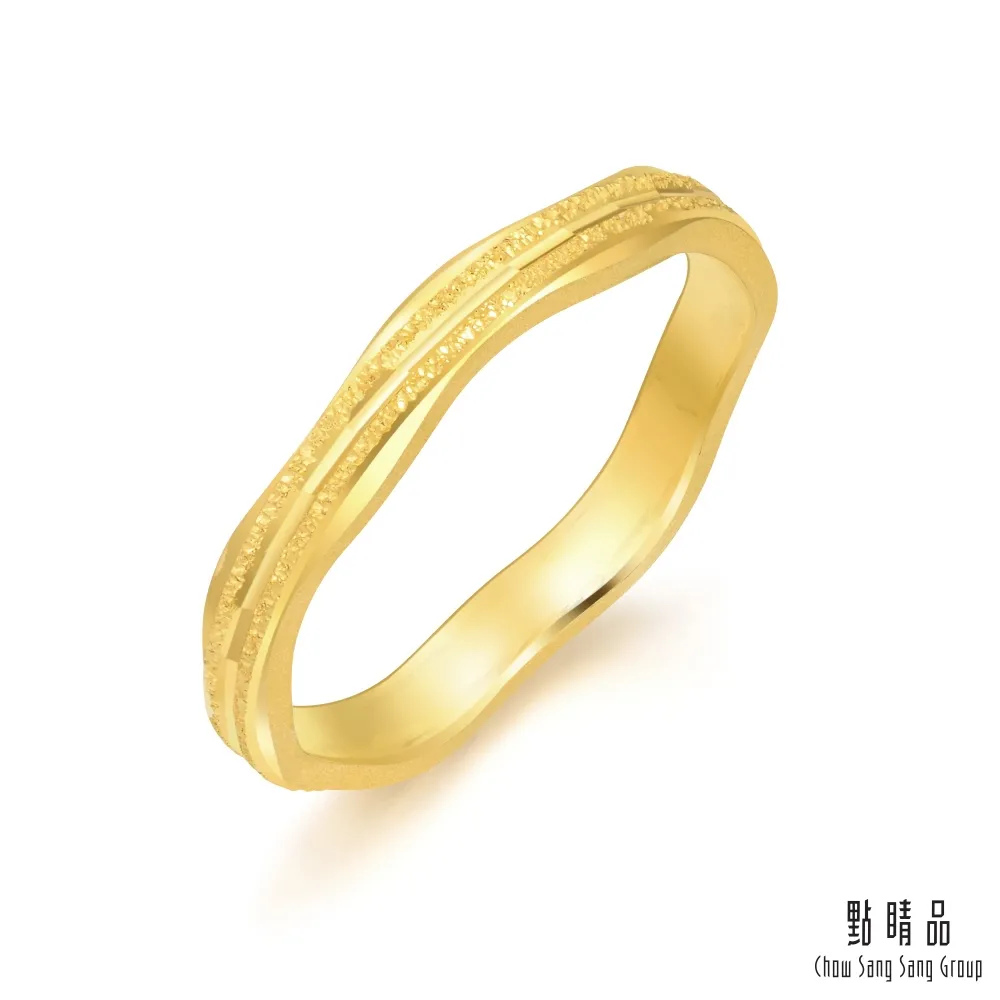 點睛品 波浪線條 黃金手鐲_計價黃金 歷史價格詳細信息