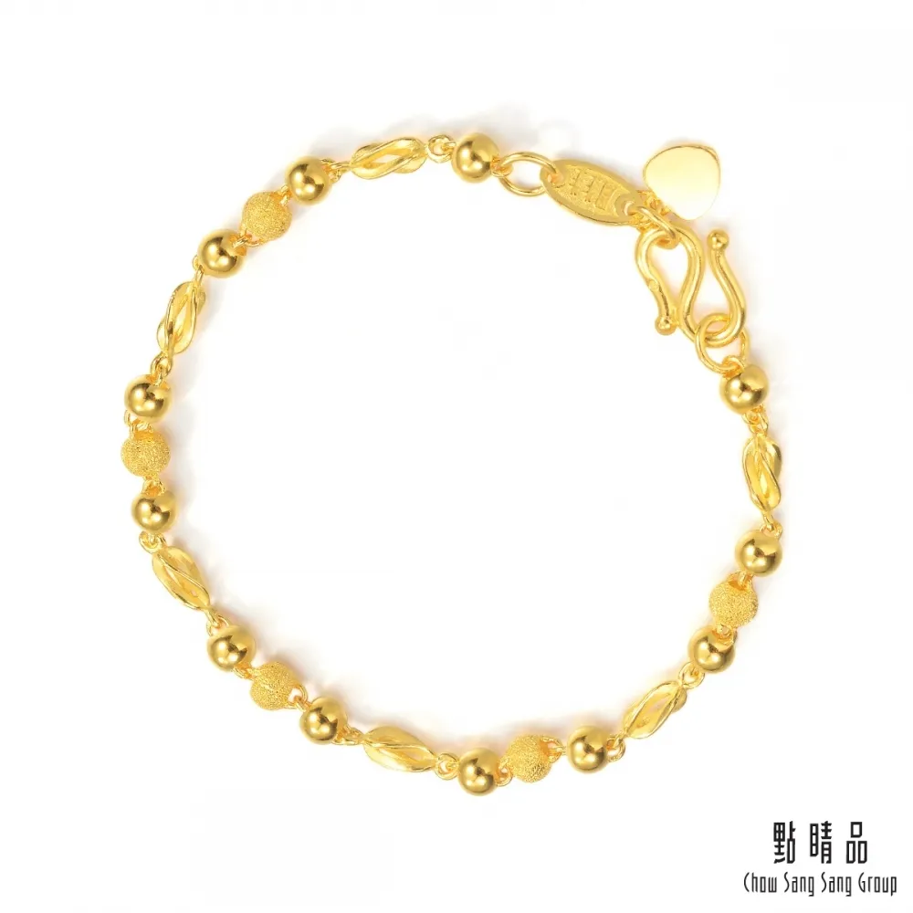 點睛品 時尚蝴蝶結黃金手鍊/手環_計價黃金 歷史價格詳細信息