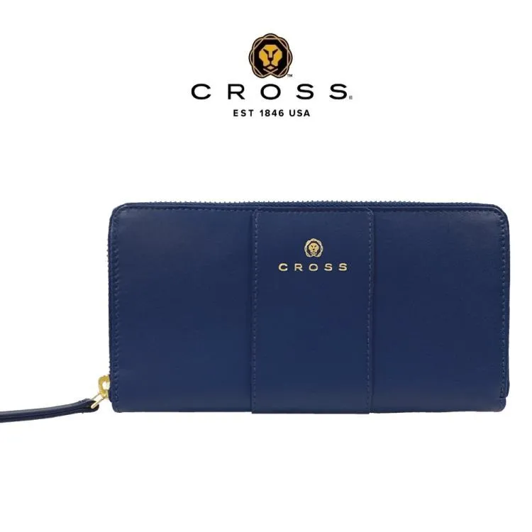 【CROSS】限量1.5折 頂級小牛皮拉鍊長夾 賈姬限定款 全新專櫃展示品(磚紅色) 歷史價格詳細信息