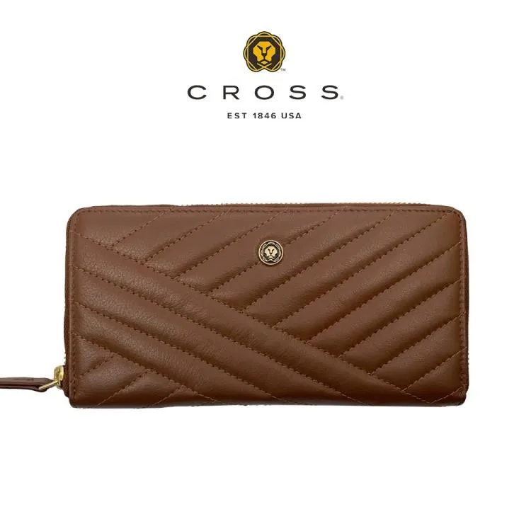 【CROSS】頂級小牛皮山形紋長夾 莫妮卡系列 (黑色) 歷史價格詳細信息