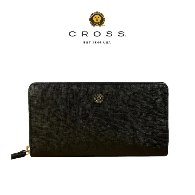 【CROSS】 頂級小牛皮防刮十字紋22卡1零錢袋長夾 附送禮提袋(咖啡色 全新專櫃展示品)【限量1.5折】 歷史價格詳細信息