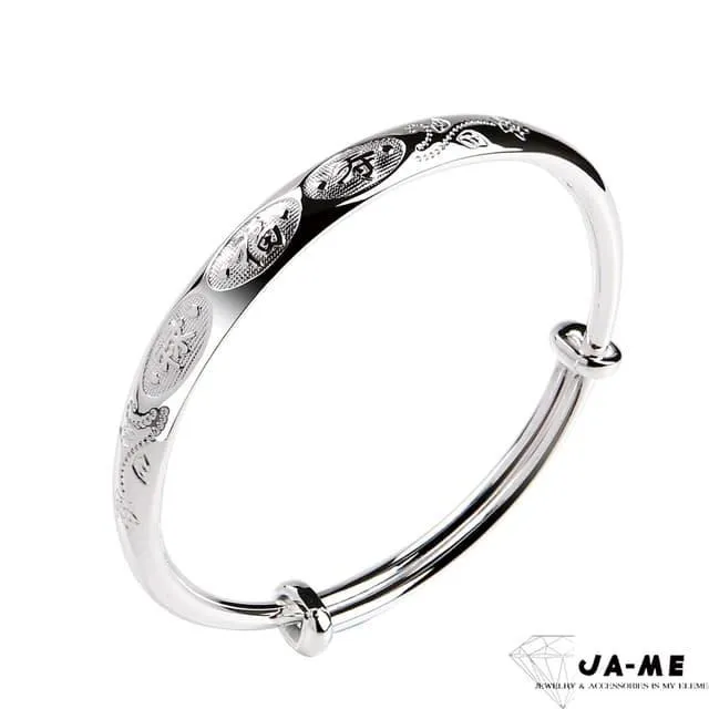 【JA-ME】千足銀福氣手鍊(2色任選) 歷史價格詳細信息