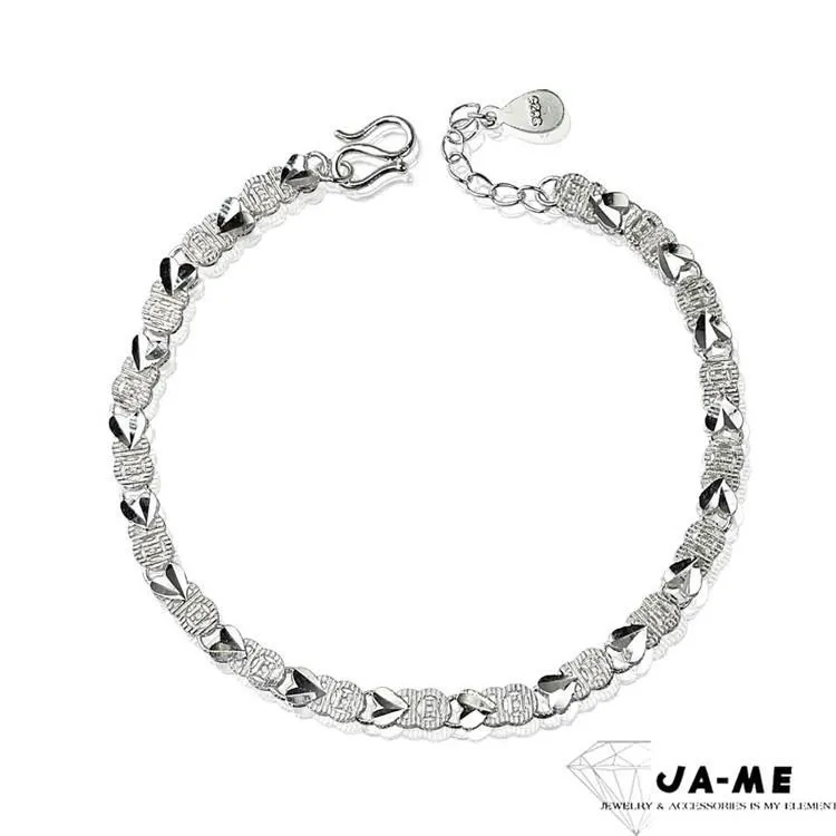 【JA-ME】千足銀福氣手鍊(2色任選) 歷史價格詳細信息