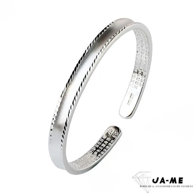 【JA-ME】999千足銀幸運草細版銀鐲 歷史價格詳細信息