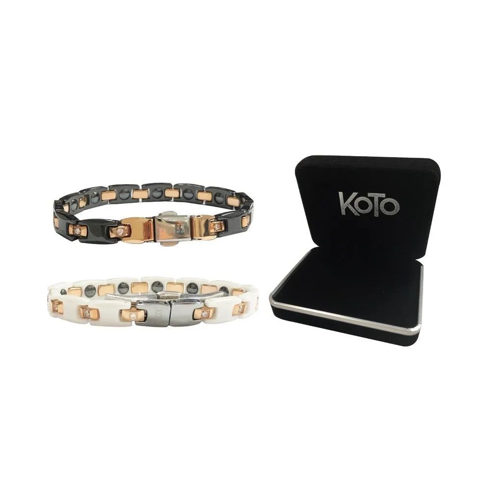 KOTO原廠外銷歐洲品牌KENTA 鎢鋼鑲鑽鍺磁健康手鍊 歷史價格詳細信息
