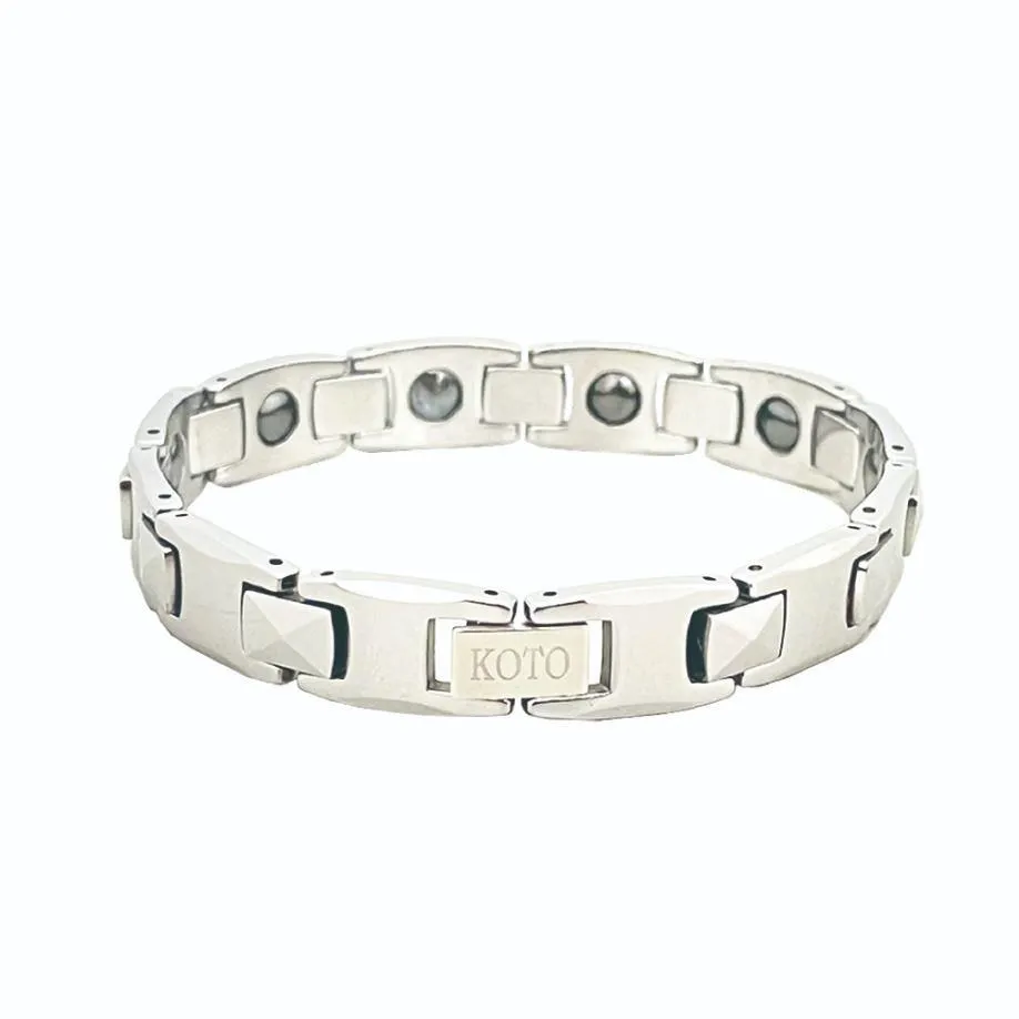 KOTO經典H型鎢鋼黑陶瓷健康能量手鍊K-001.002 歷史價格詳細信息